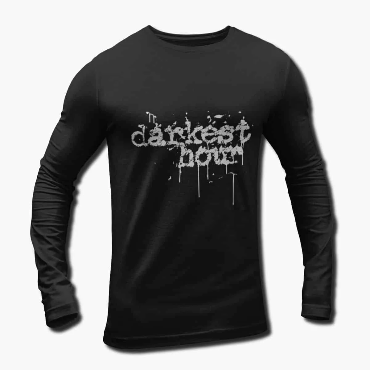 Darkest Hour Band Long Sleeve T-Shirt, Darkest Hour Logo Longsleeve T-Shirt, Melodic Death Metal Merchandise