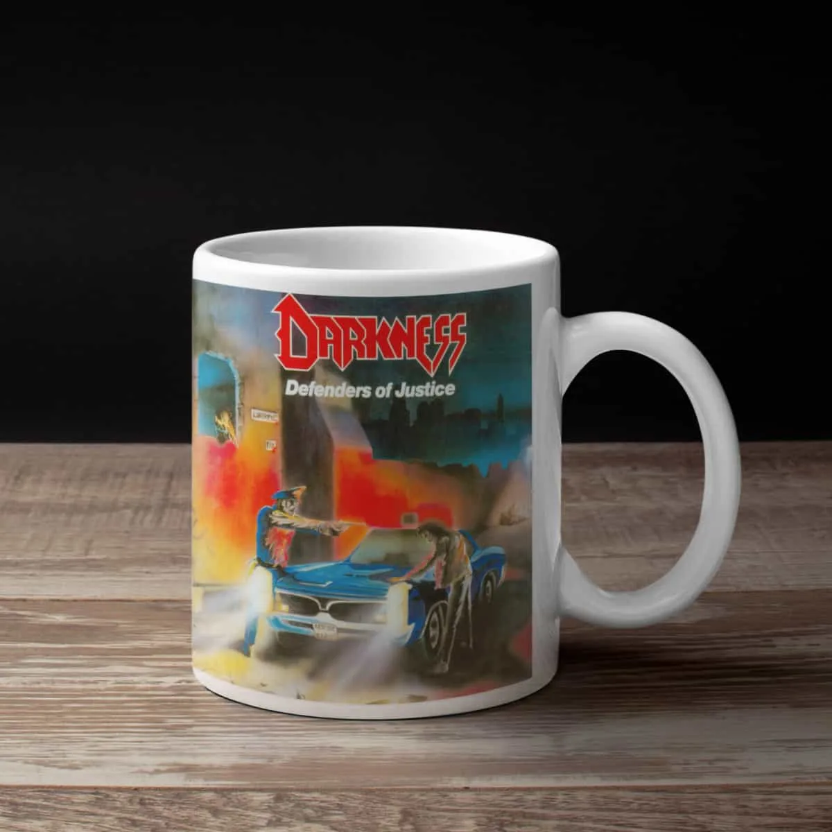 Darkness Coffee Mug, Darkness Defenders Of Justice Coffee Mug