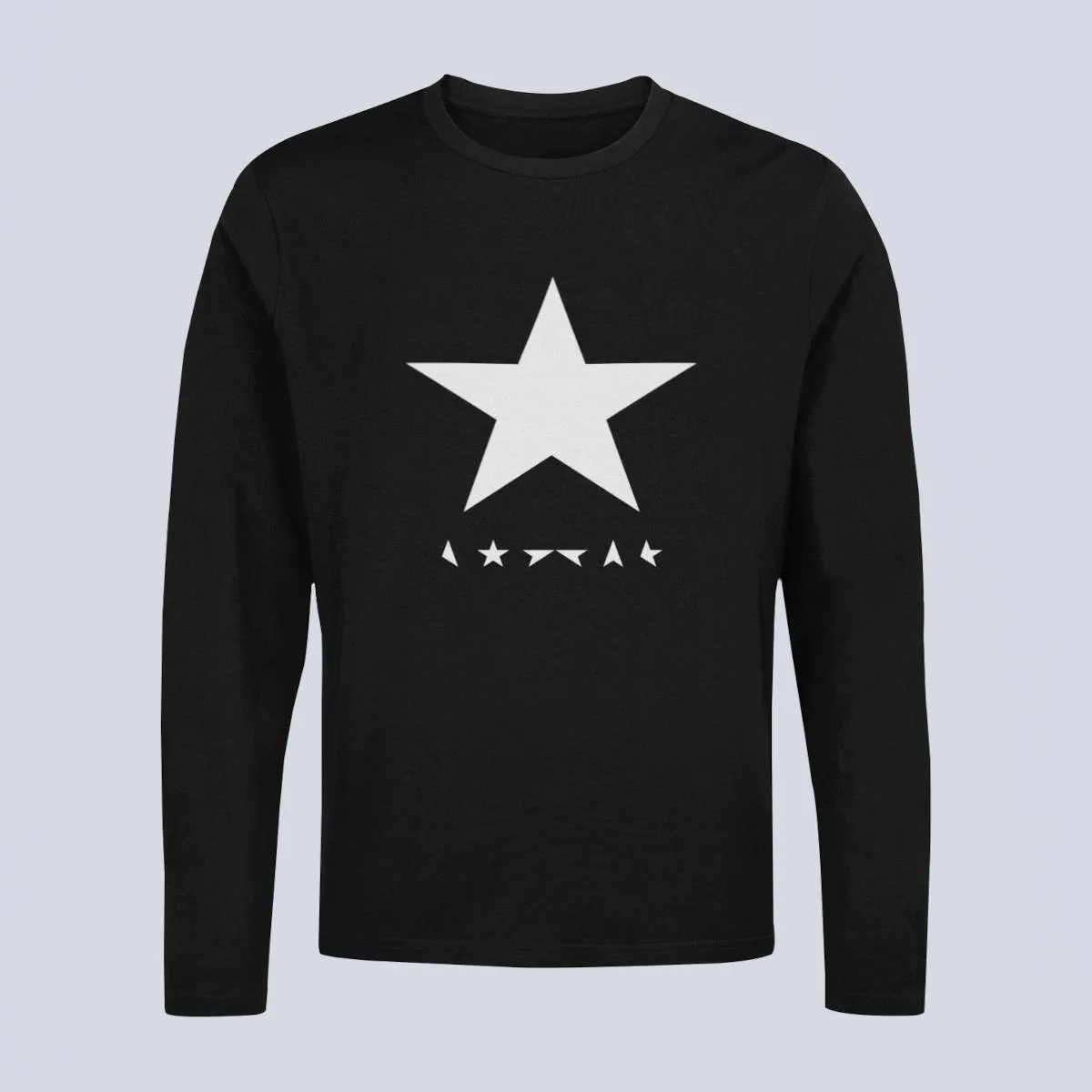 David Bowie Longsleeve T-Shirt, David Bowie Blackstar Black Long Sleeve, Electronic Rock Merchandise