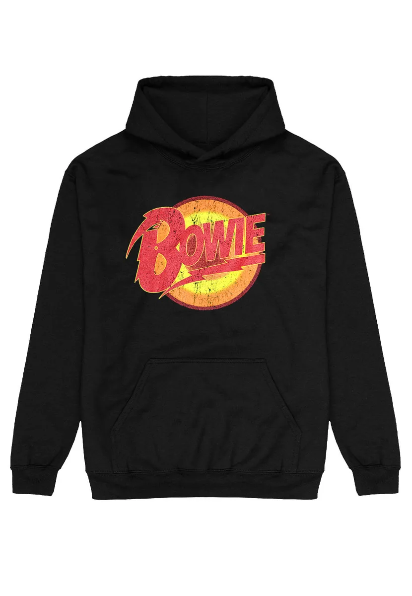 David Bowie Vtge Diamond Dogs Logo Hoodie