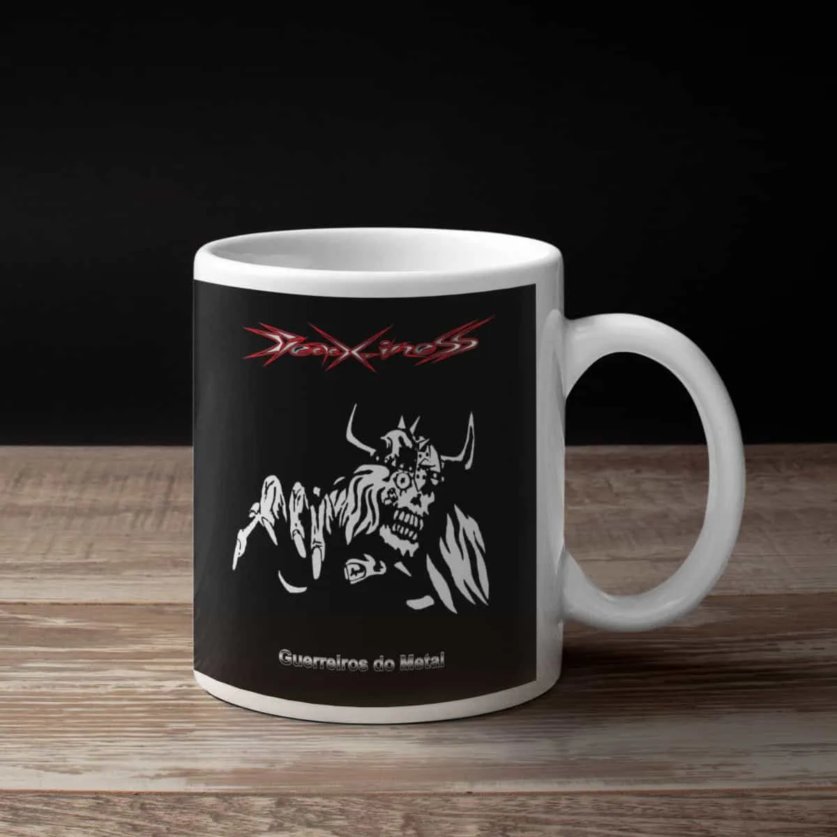 Deadliness Coffee Mug, Deadliness Guerreiros do Metal Coffee Mug