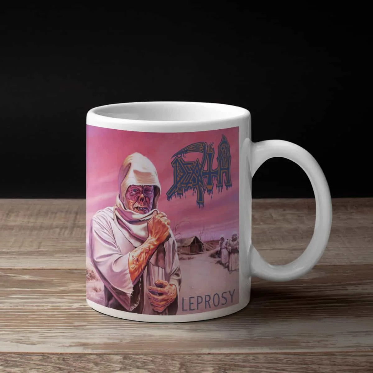 Death Coffee Mug, Death Leprosy Coffee Mug