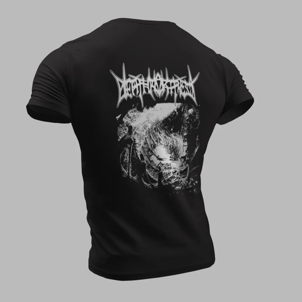 Death Fortress T-Shirt, Death Fortress Among The Ranks Of The Unconquerable T-Shirt #1, Black Metal