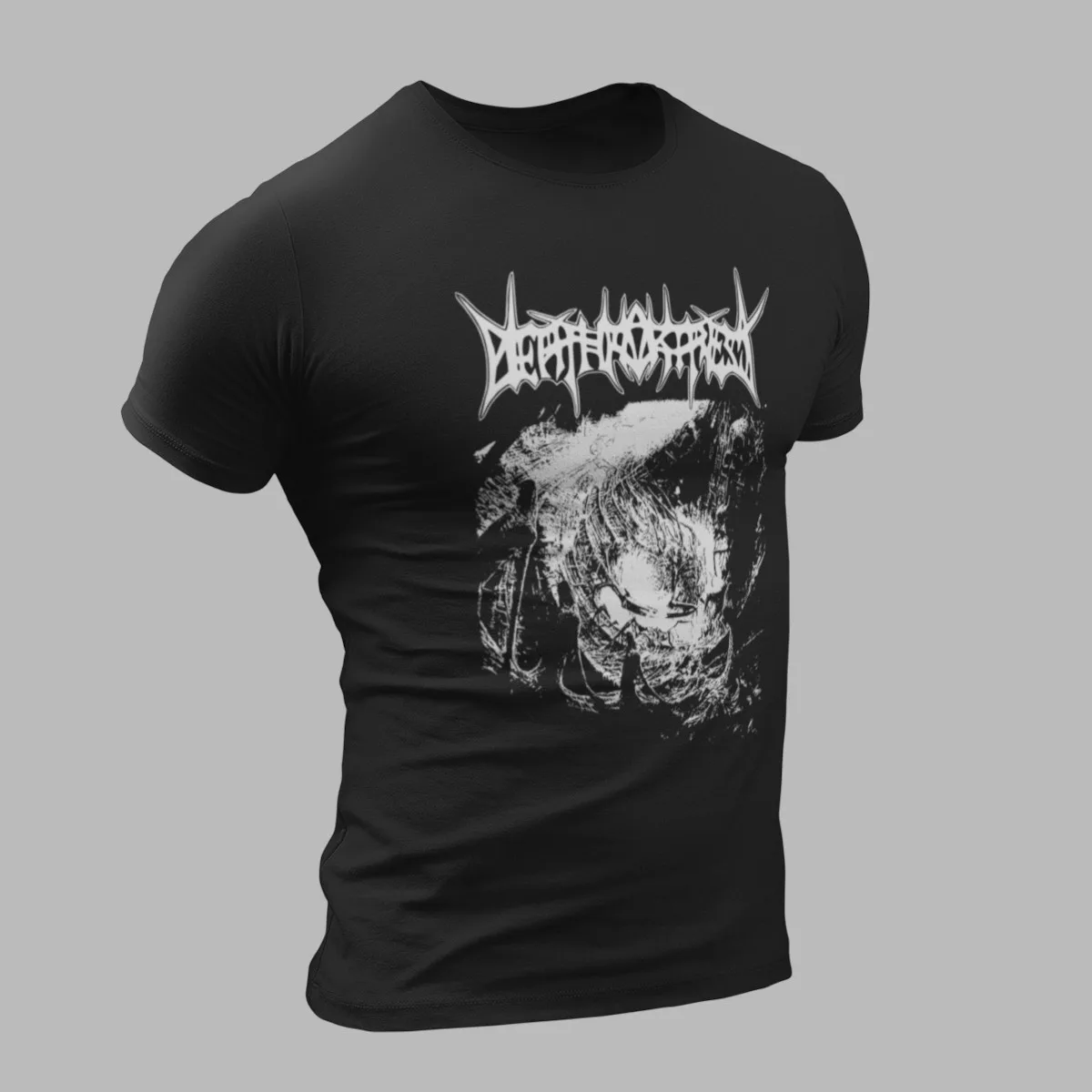 Death Fortress T-Shirt, Death Fortress Among The Ranks Of The Unconquerable T-Shirt #1, Black Metal