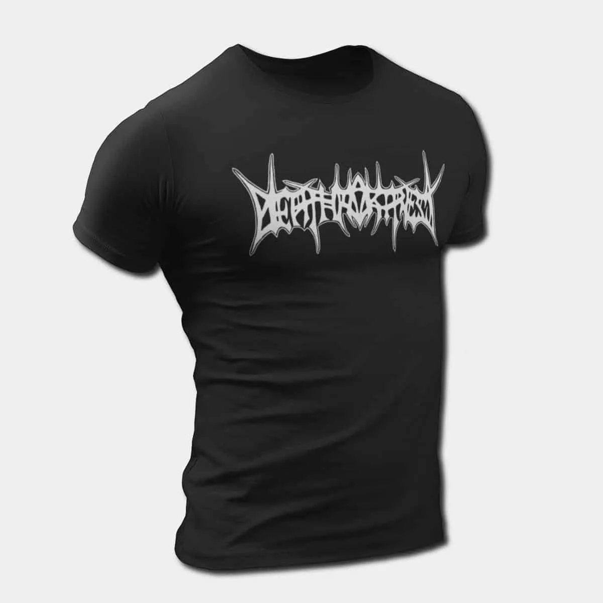 Death Fortress T-Shirt, Death Fortress Logo Tee, Black Metal Merch