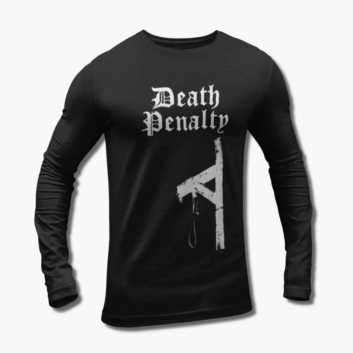 Death Penalty Band Long Sleeve T-Shirt, Death Penalty Cover Artwork Longsleeve T-Shirt, Heavy Metal, Doom Metal Merchandise