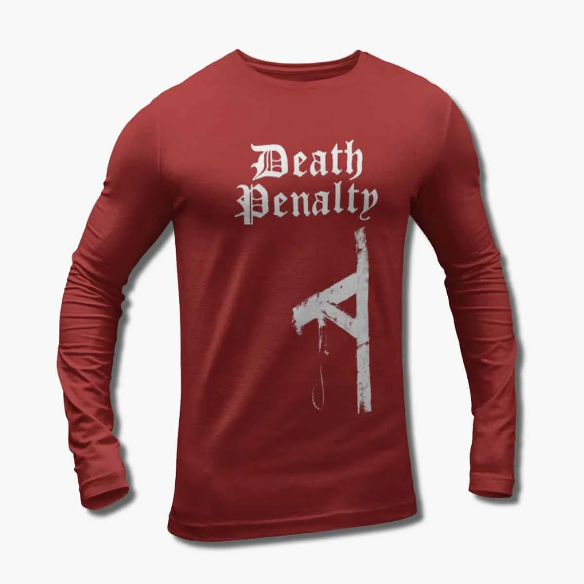Death Penalty Band Long Sleeve T-Shirt, Death Penalty Cover Artwork Longsleeve T-Shirt, Heavy Metal, Doom Metal Merchandise