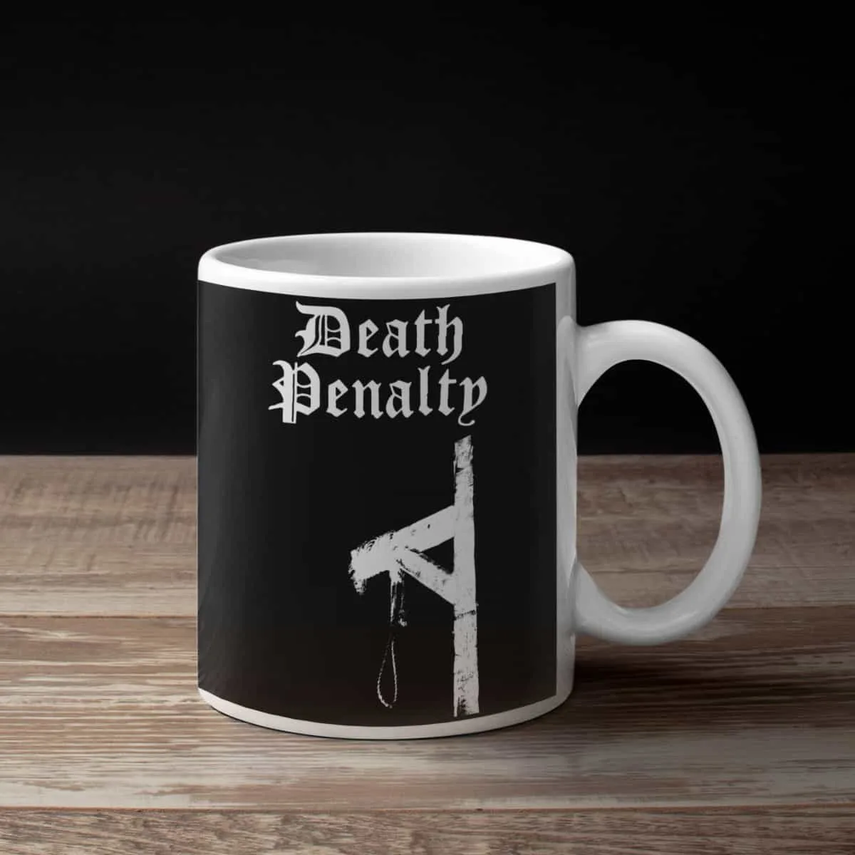 Death Penalty Coffee Mug, Death Penalty Artwork Coffee Mug
