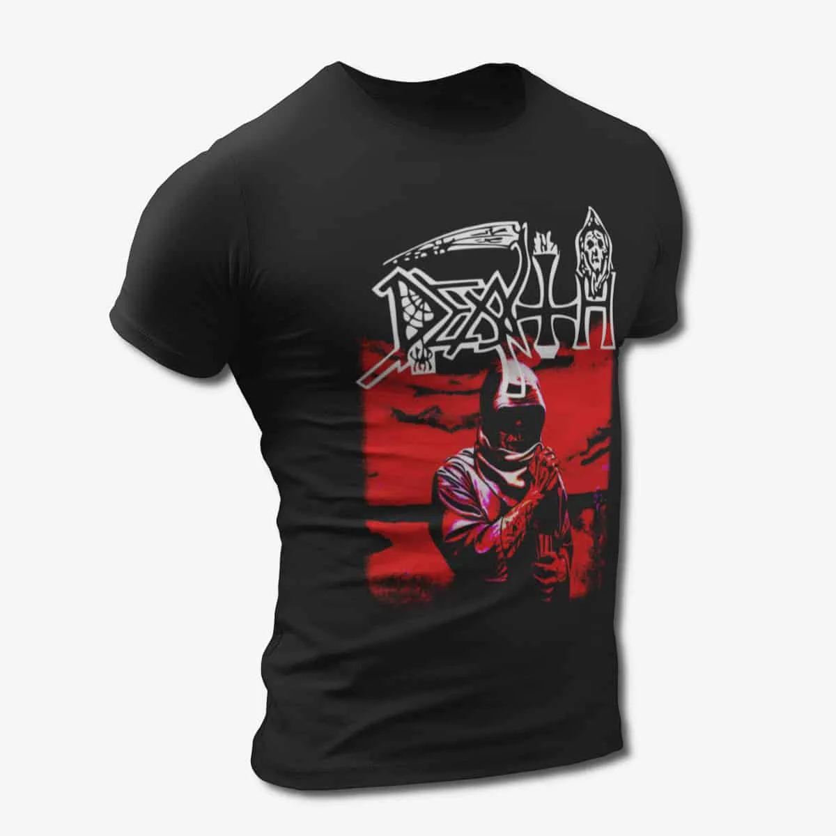 Death T-Shirt, Death Leprosy Black T-Shirt, Progressive Death Metal Merchandise