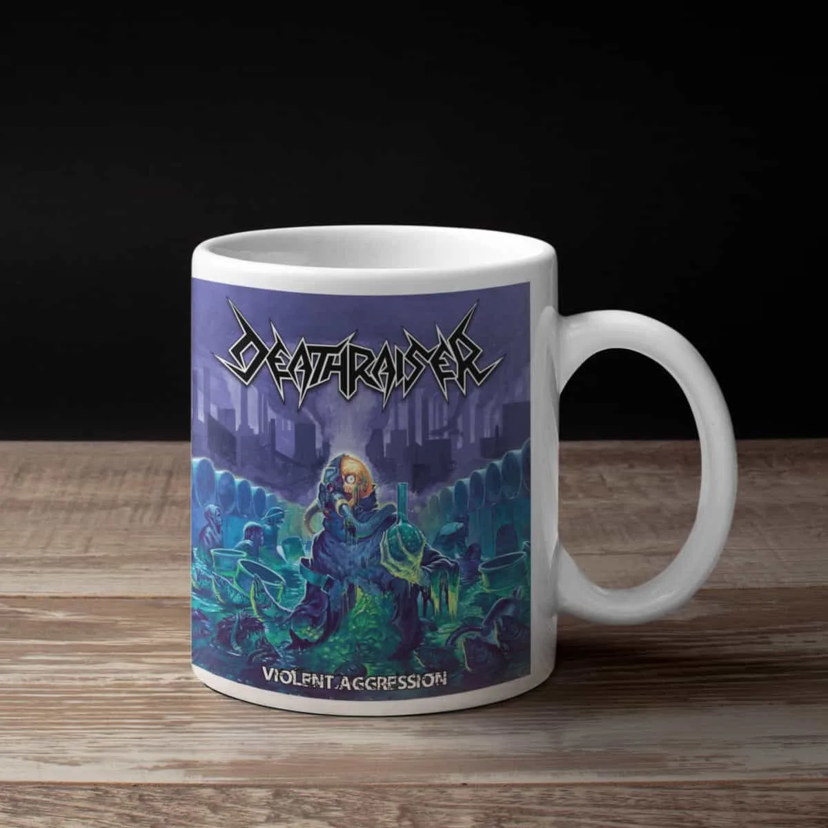Deathraiser Coffee Mug, Deathraiser Violent Aggression Coffee Mug