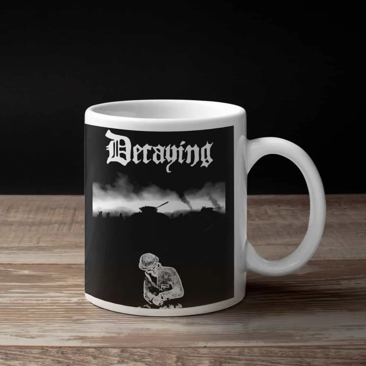 Decaying Coffee Mug, Decaying Encirclement Coffee Mug