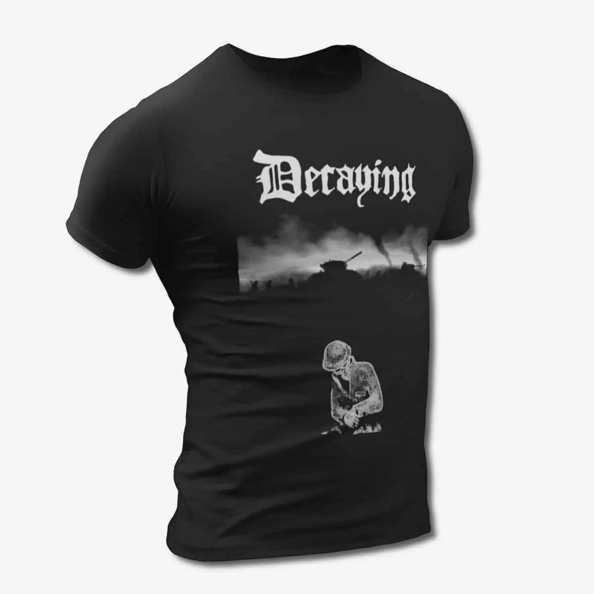Decaying T-Shirt, Decaying Encirclement Black T-Shirt, Death Metal Merchandise
