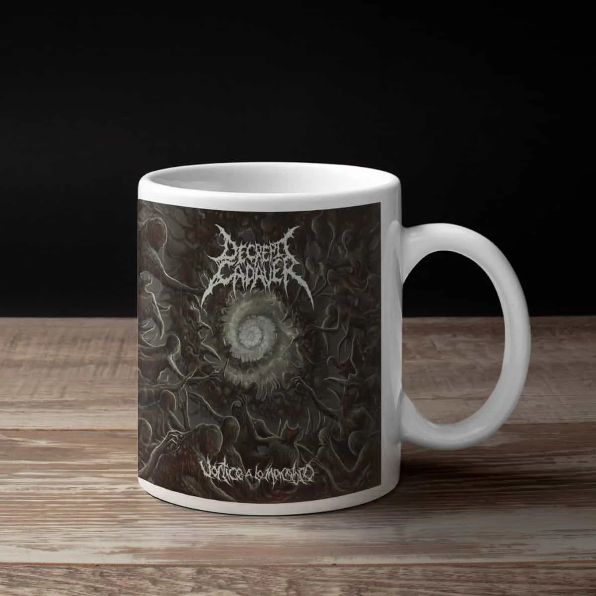 Decrepit Cadaver Coffee Mug, Decrepit Cadaver Vórtice A Lo Macabro Coffee Mug