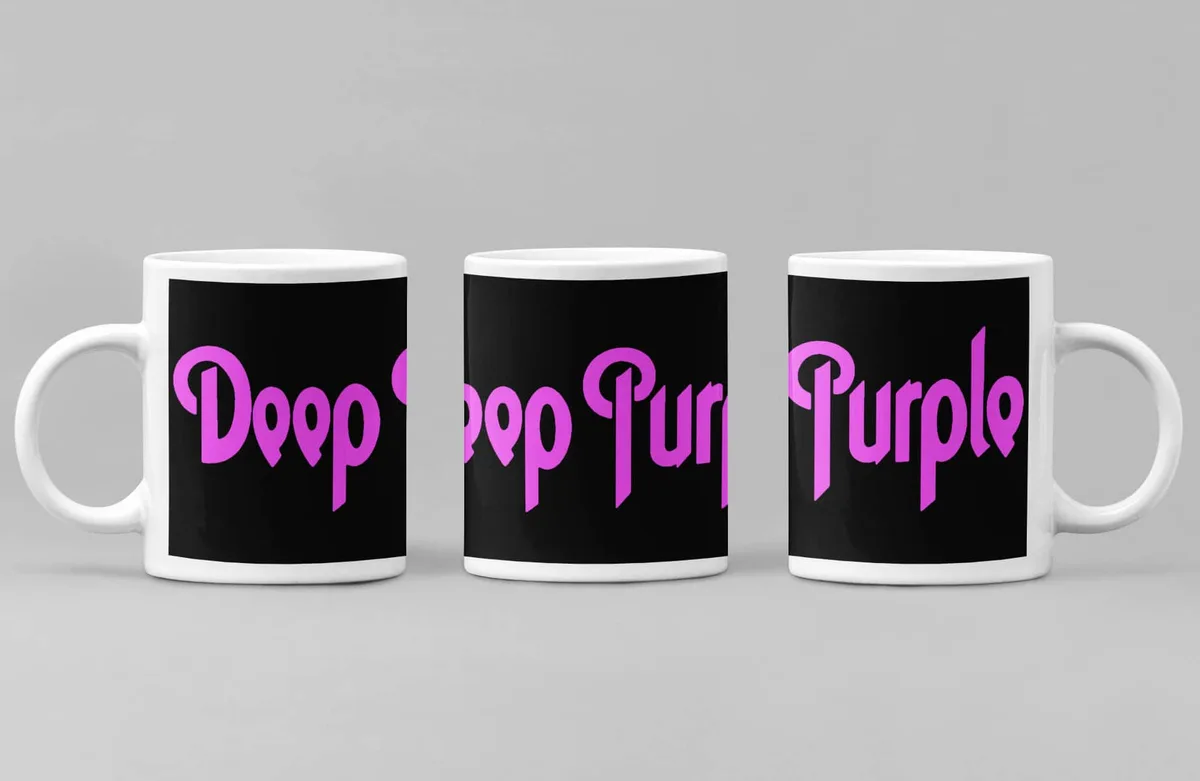 Deep Purple Coffee Mug, Deep Purple Logo Coffee Mug