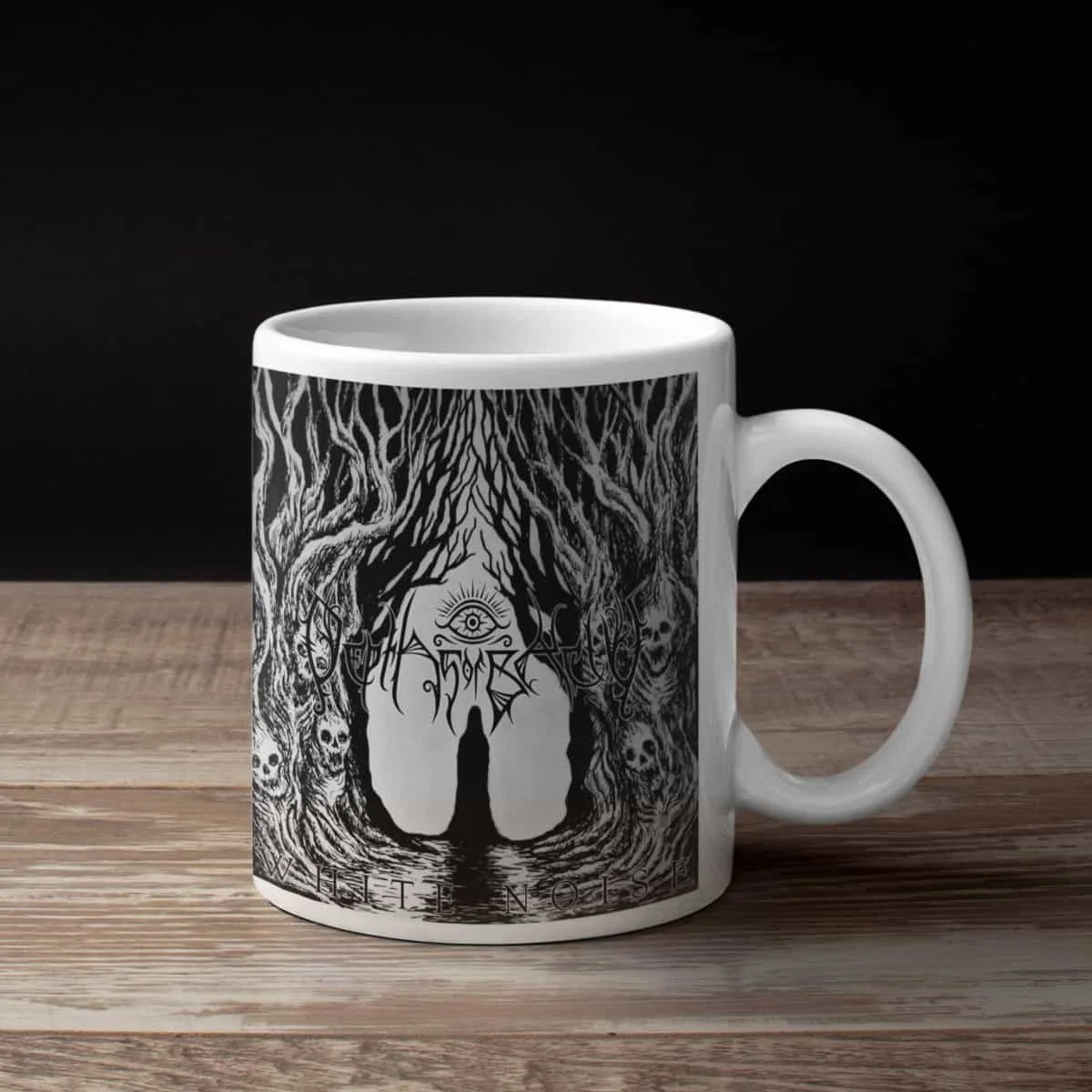 Depths of Baciu Coffee Mug, Depths of Baciu White Noise Coffee Mug