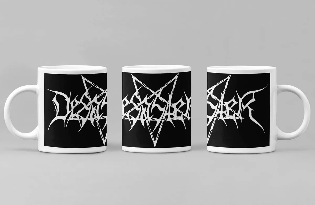 Desaster Coffee Mug, Desaster Logo Coffee Mug