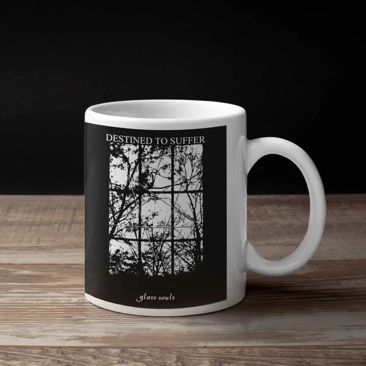 Destined to Suffer Coffee Mug, Destined to Suffer Glass Souls Coffee Mug