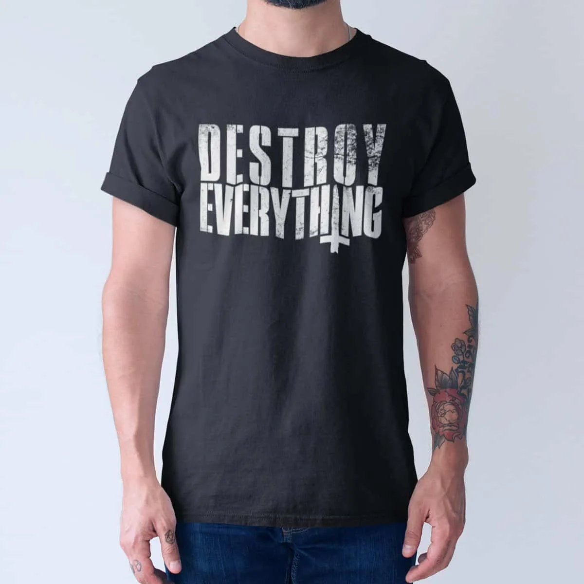 Destroy Everything T-Shirt, Industrial Metal Merch