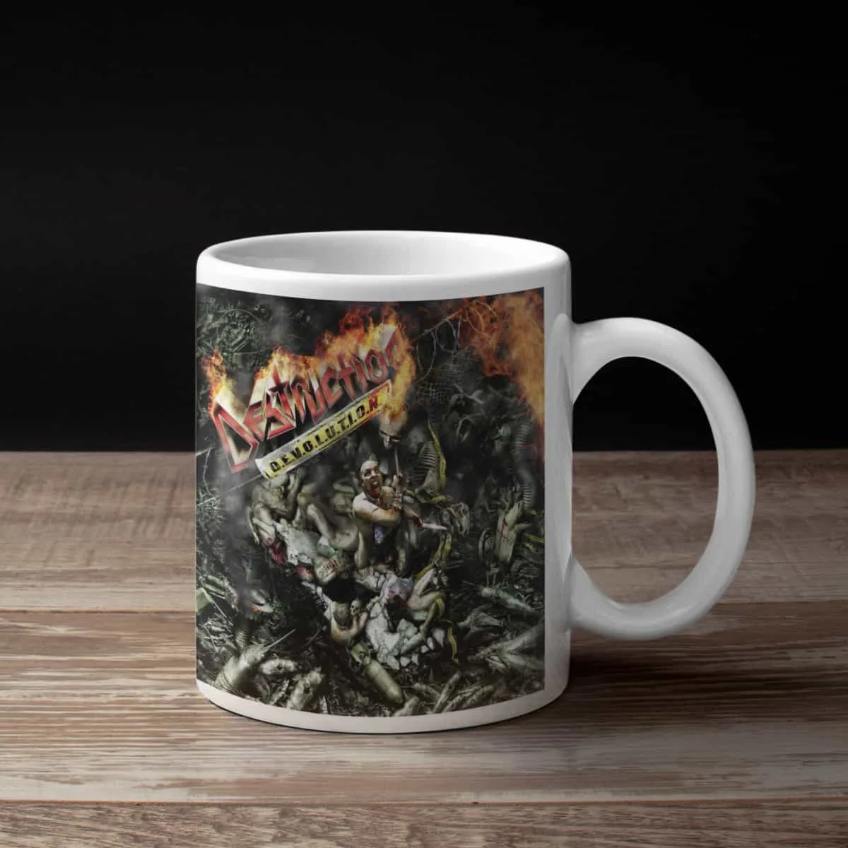 Destruction Coffee Mug, Destruction D.E.V.O.L.U.T.I.O.N. Coffee Mug