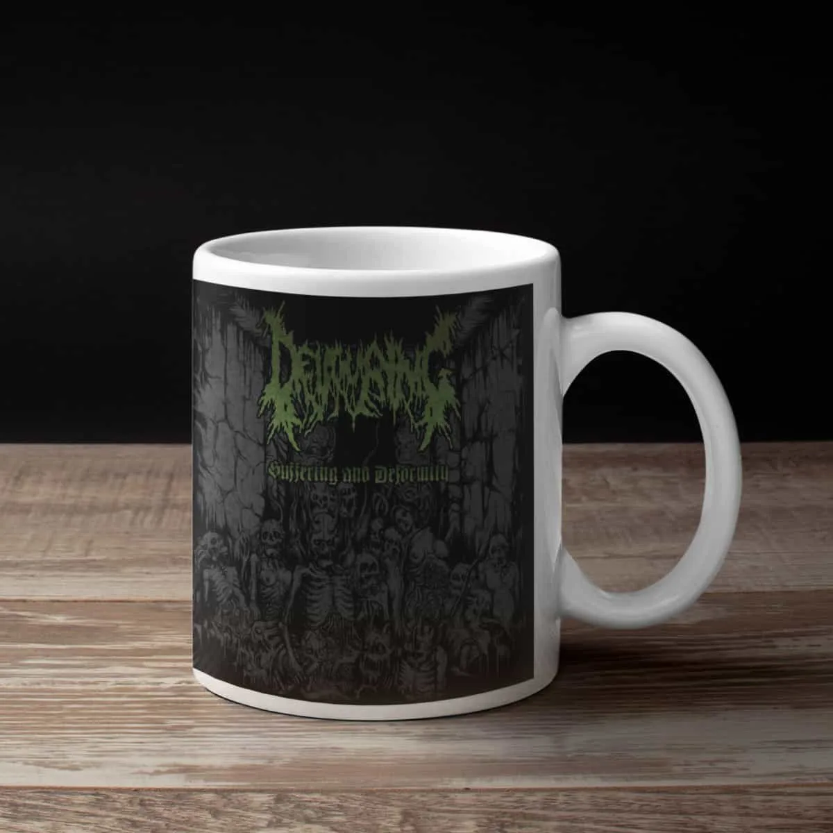 Devouring Coffee Mug, Devouring Suffering And Deformity Coffee Mug