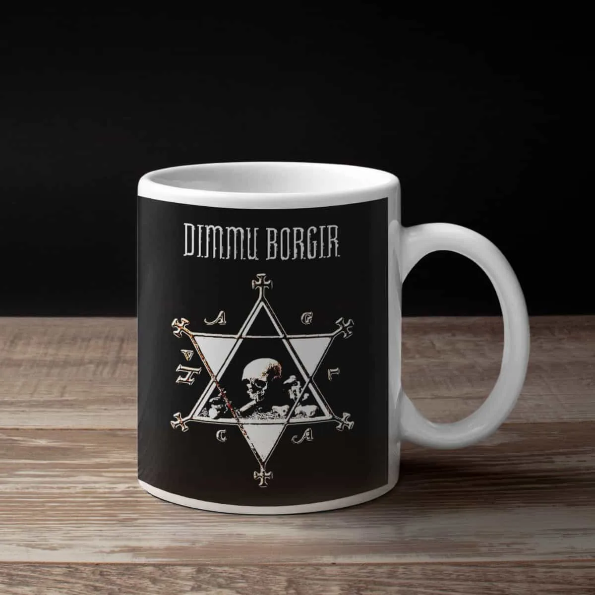 Dimmu Borgir Coffee Mug, Dimmu Borgir Mankinds Innocence Coffee Mug