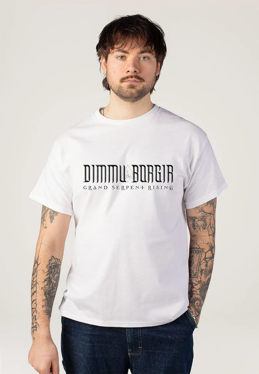 Dimmu Borgir Grand Serpent Rising White T-Shirt