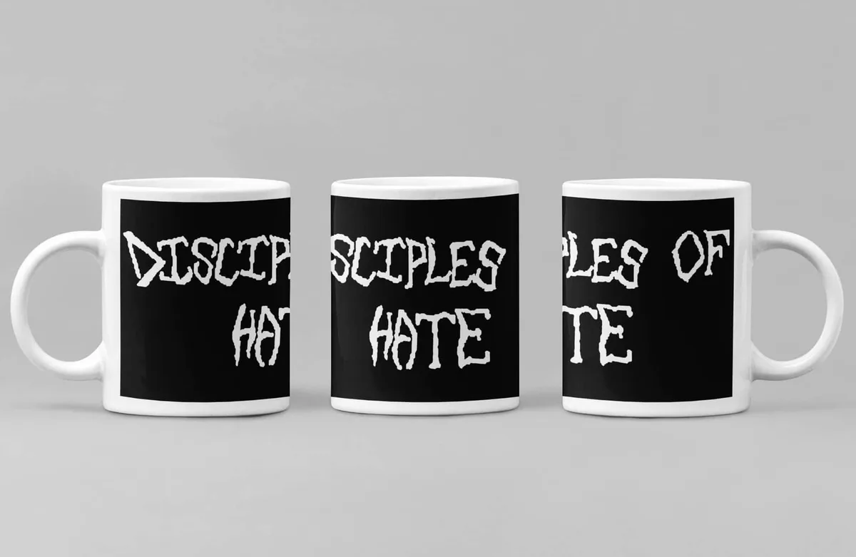 Disciples of Hate Coffee Mug, Disciples of Hate Logo Coffee Mug