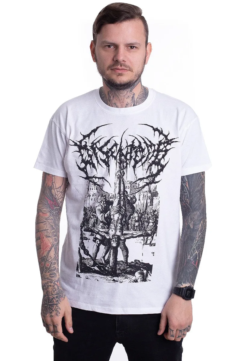 Disentomb Crucifixion White T-Shirt