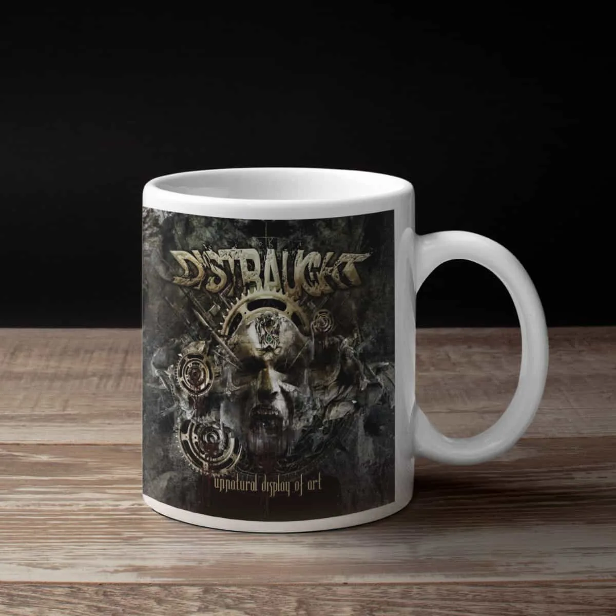 Distraught Coffee Mug, Distraught Unnatural Display of Art Coffee Mug