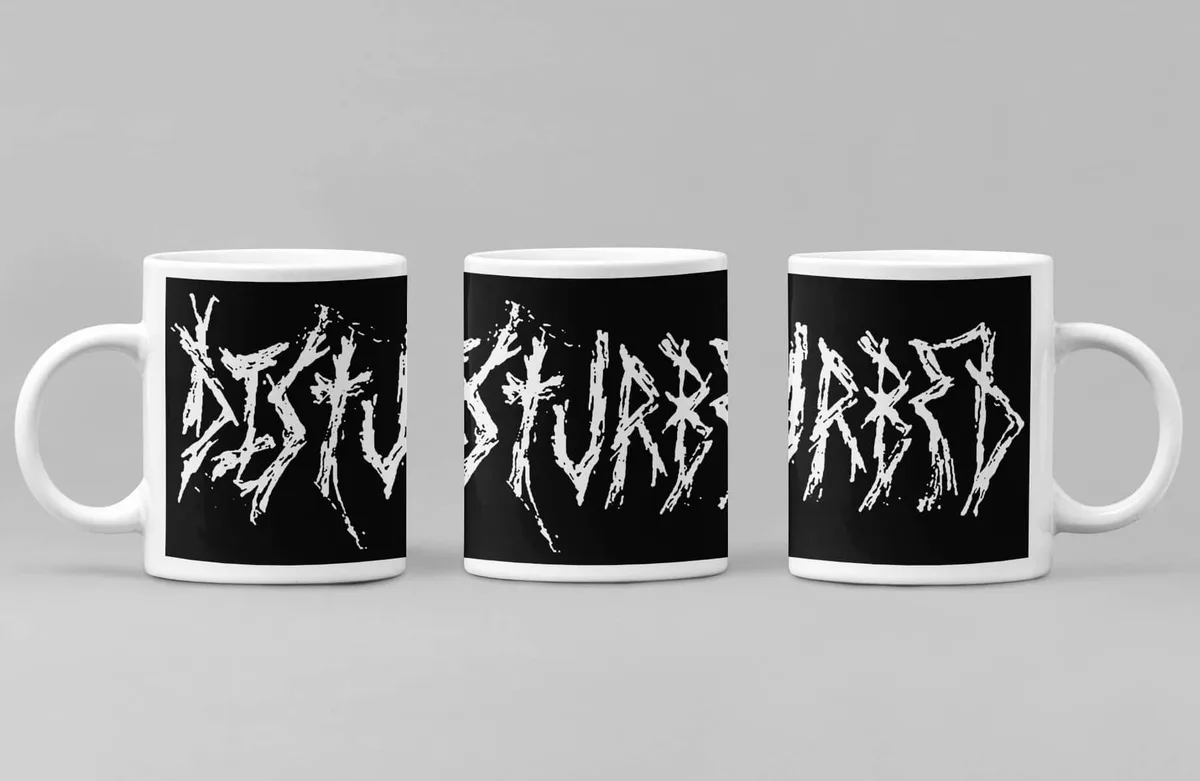 Disturbed Coffee Mug, Disturbed Logo Coffee Mug