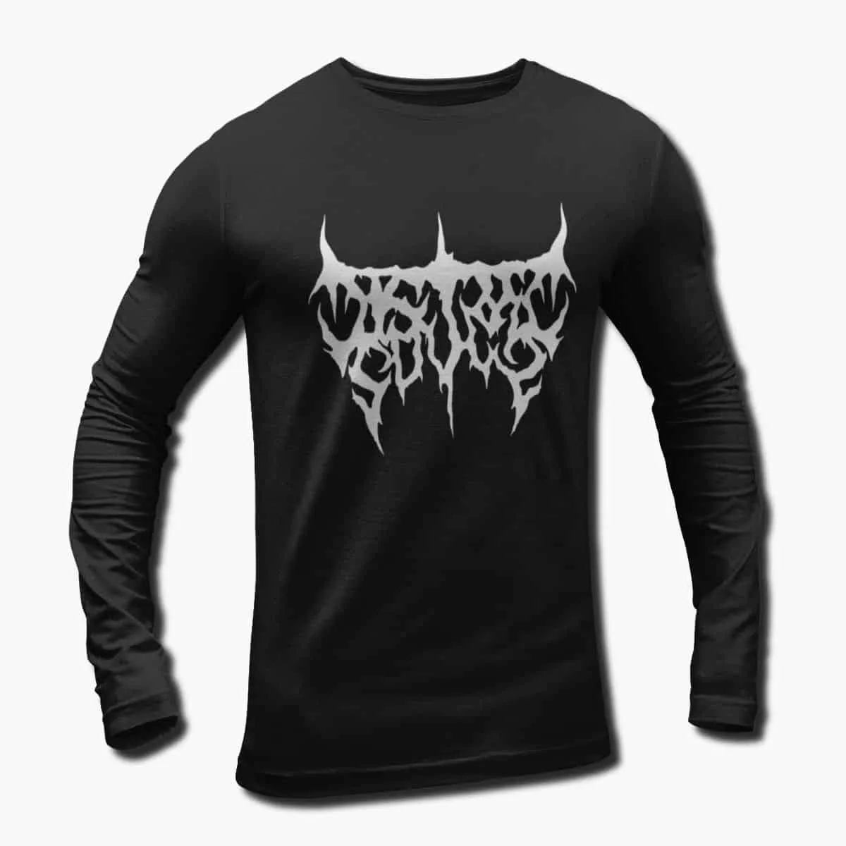 Disturbed Souls Band Long Sleeve T-Shirt, Disturbed Souls Logo Longsleeve T-Shirt, Death Metal Merchandise