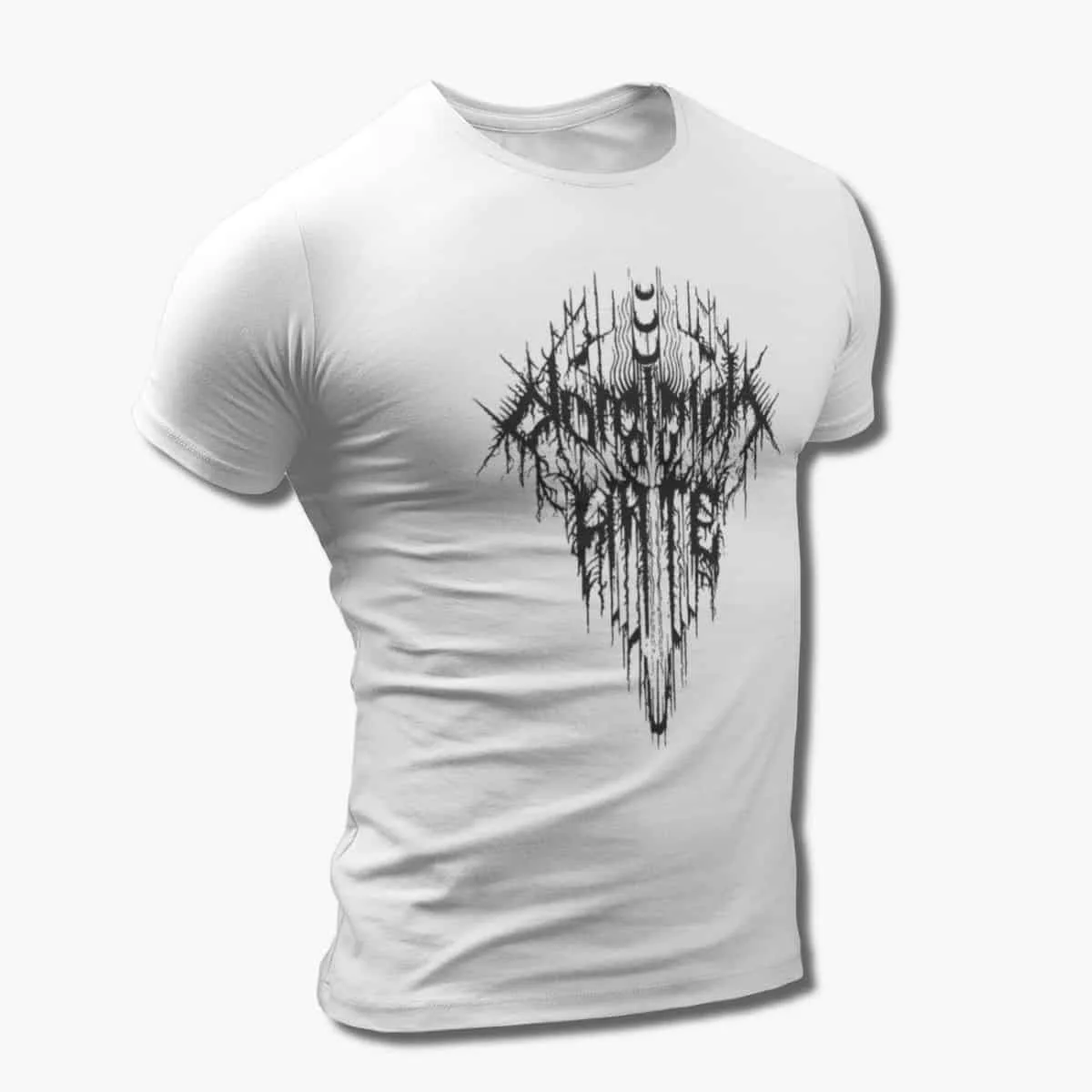 Dominion ov Hate Band T-Shirt, Dominion ov Hate Logo T-Shirt, Black Metal Merchandise