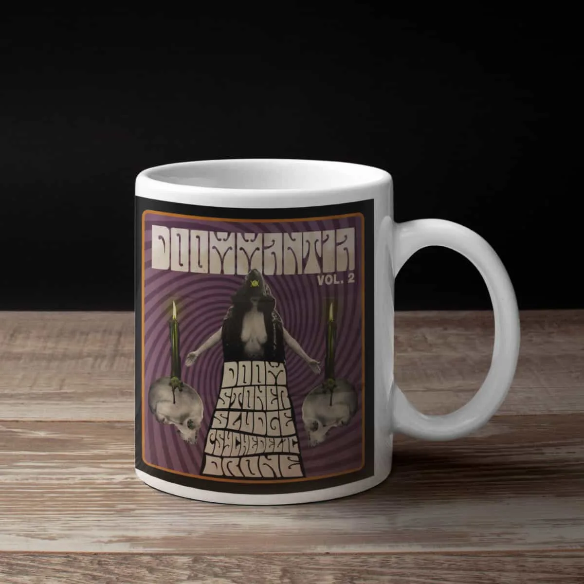 Doommantia Coffee Mug, Doommantia Doom Stoner Sludge Psychedelic Drone Coffee Mug