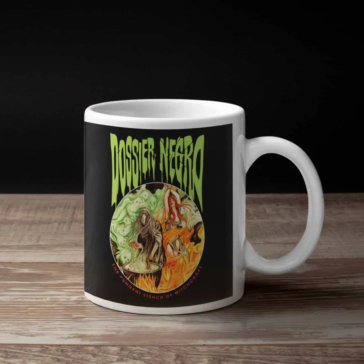 Dossier Negro Coffee Mug, Dossier Negro The Pungent Stench Of Witchcraft Coffee Mug