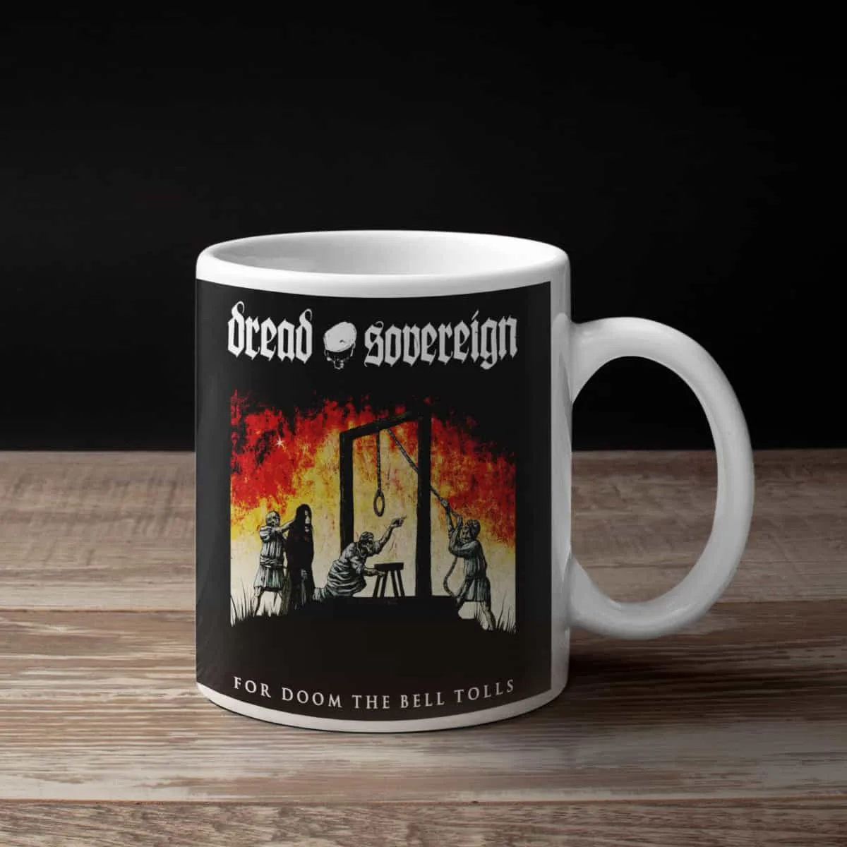 Dread Sovereign Coffee Mug, Dread Sovereign For Doom the Bell Tolls Coffee Mug