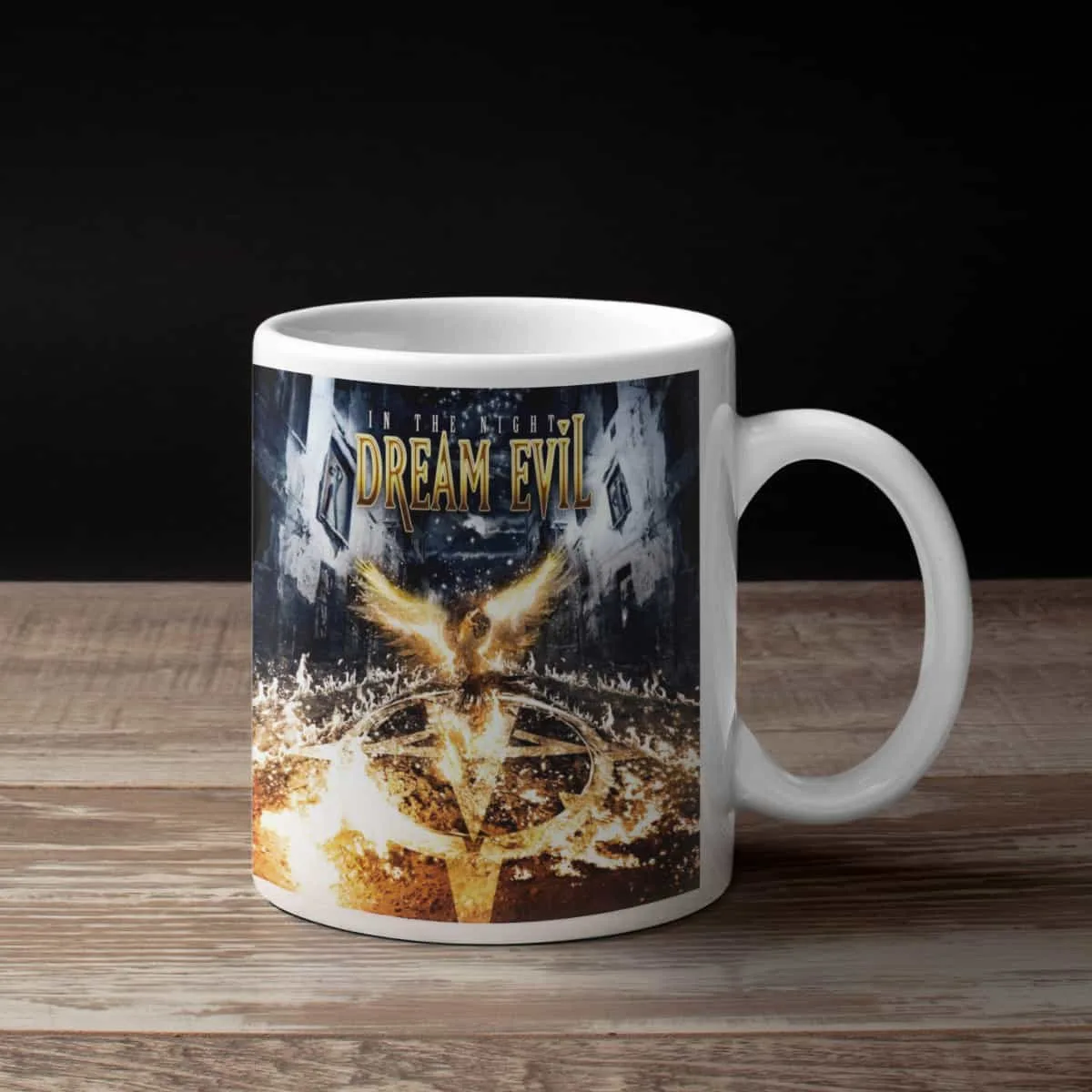 Dream Evil Coffee Mug, Dream Evil In The Night Coffee Mug