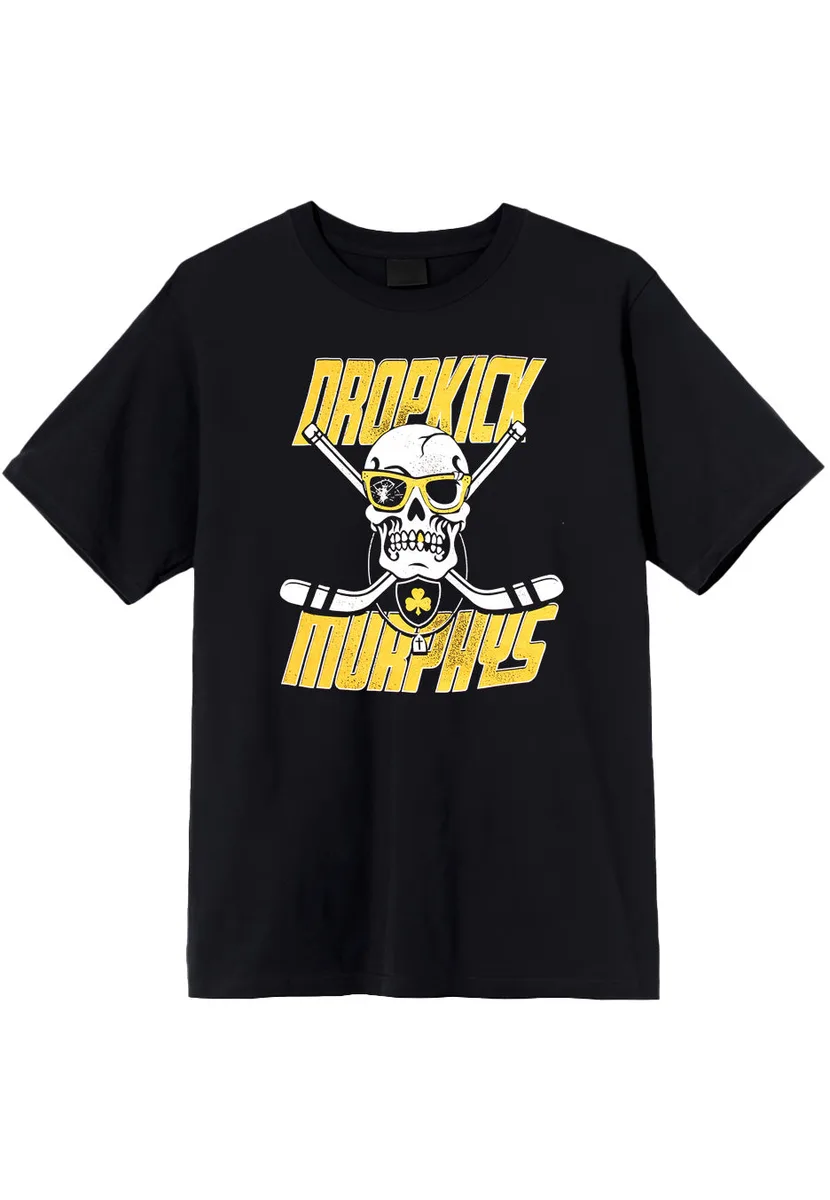 Dropkick Murphys Slapshot Grunge Black T-Shirt