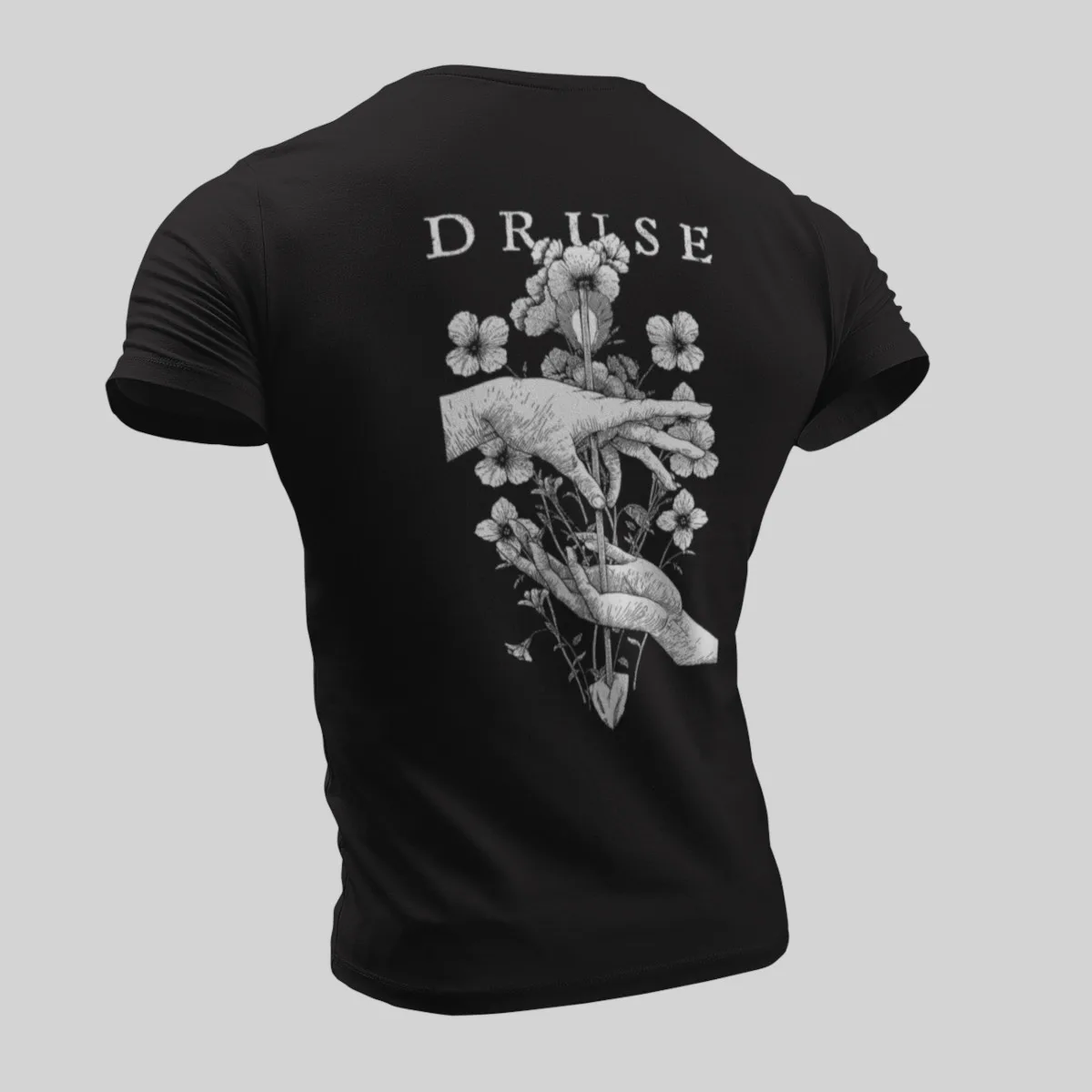 Druse T-Shirt, Druse Artwork Black T-Shirt