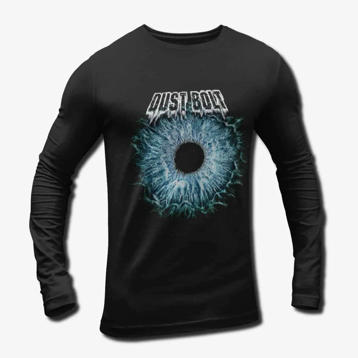 Dust Bolt Band Long Sleeve T-Shirt, Dust Bolt Trapped In Chaos Longsleeve Tee, Thrash Metal Merch