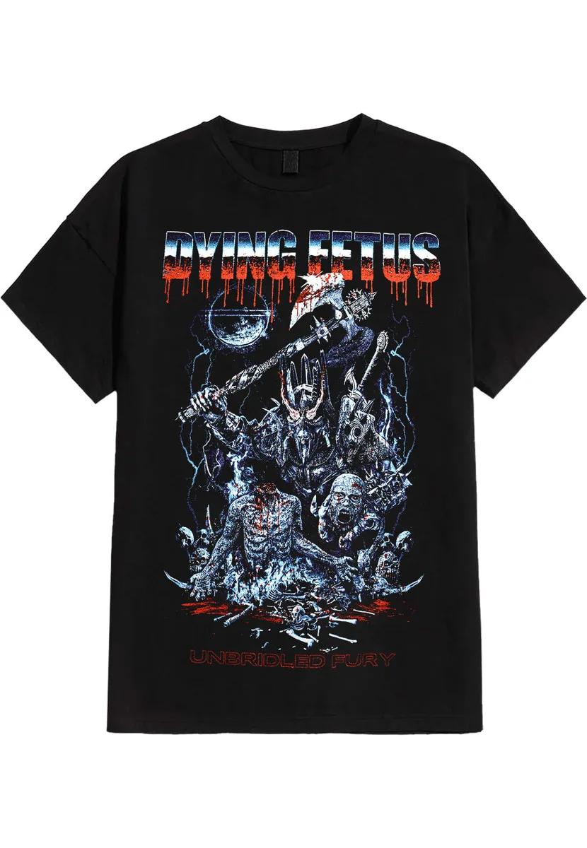 Dying Fetus Unbridled Axe T-Shirt