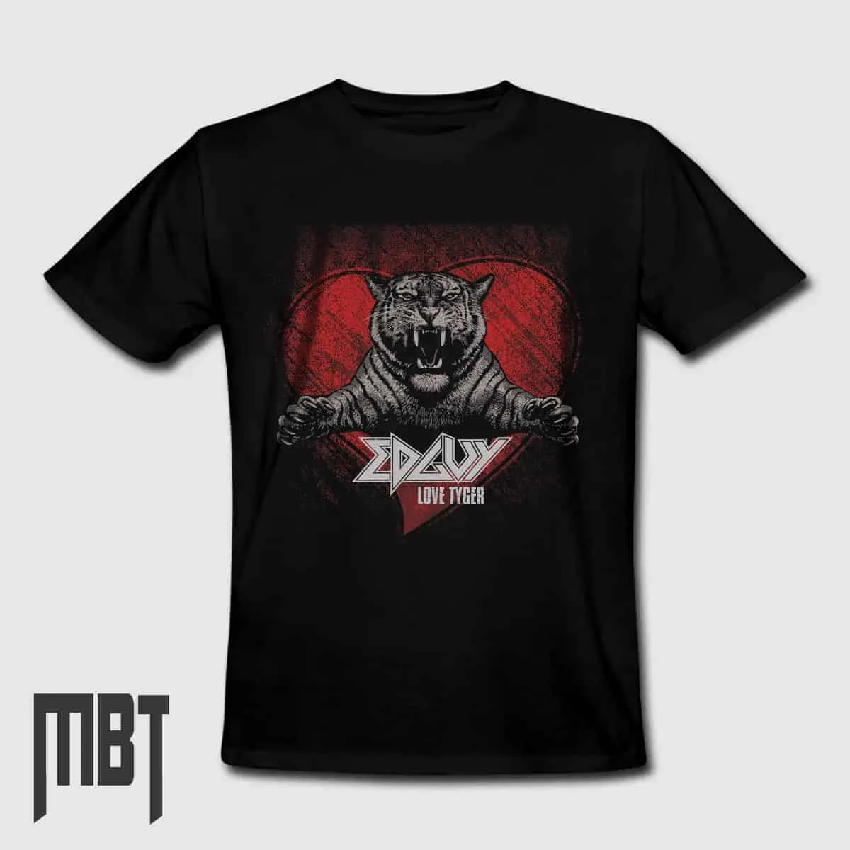 Edguy Band T-Shirt, Edguy Love Tyger Cover T-Shirt, Hard Rock, Heavy Metal Merch