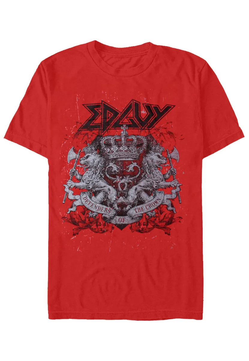 Edguy Defenders Tour 2014 Red T-Shirt