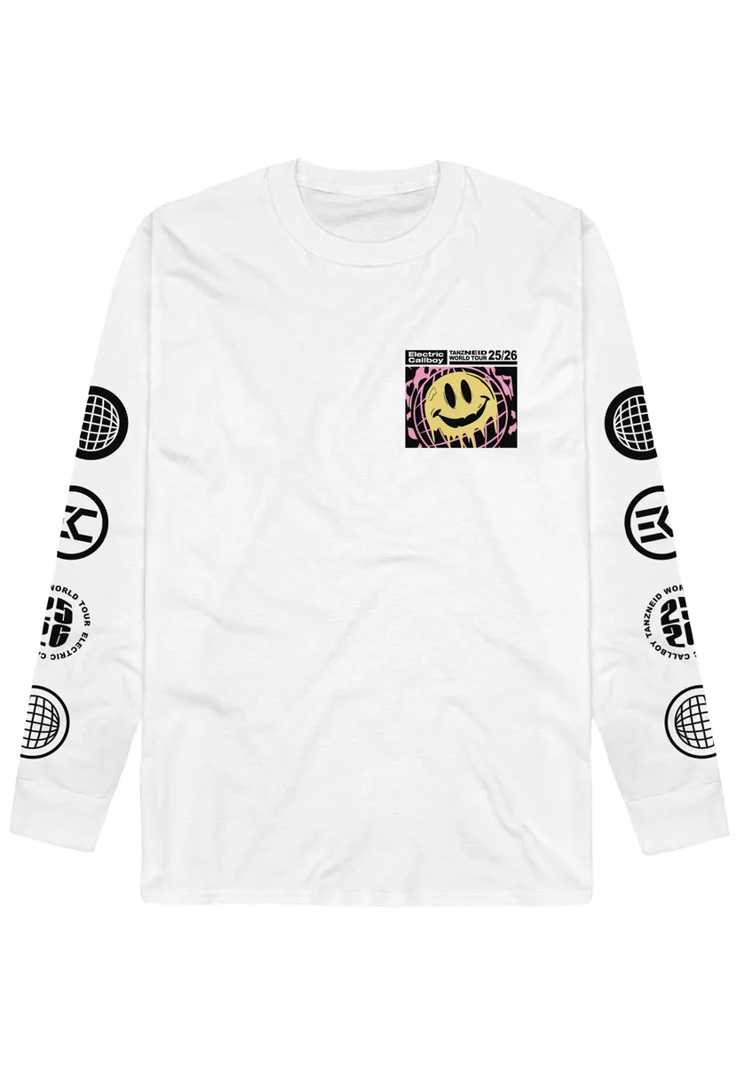 Electric Callboy Tanzneid World Tour Smile White Long Sleeve