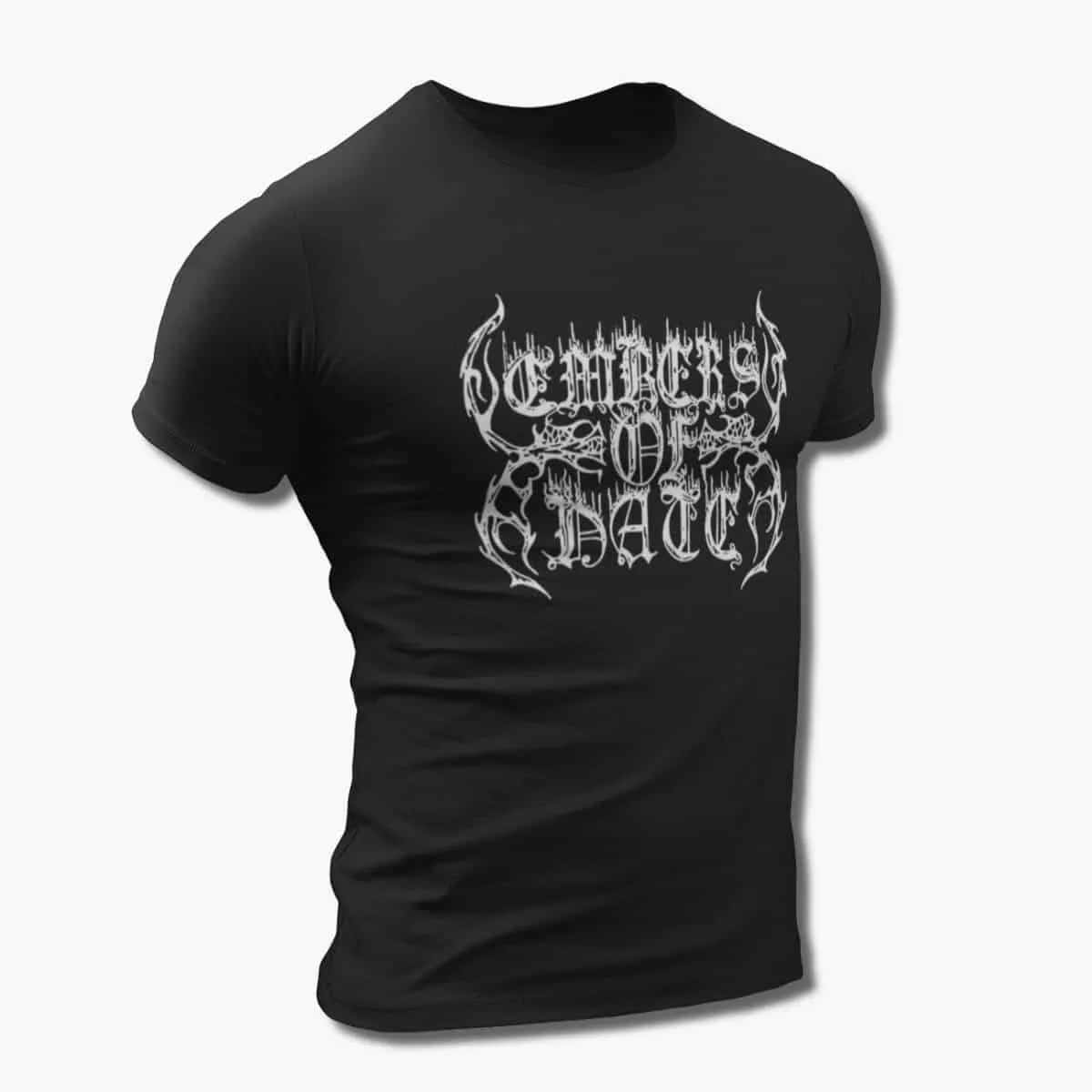 Embers of Hate Band T-Shirt, Embers of Hate Logo T-Shirt, Death Metal Merchandise