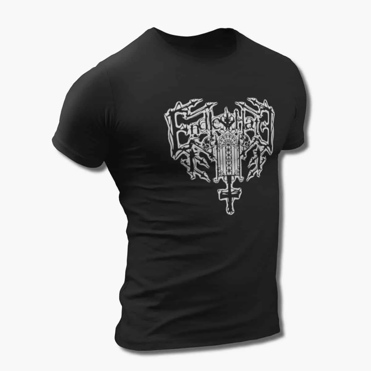 Endless Hate Band T-Shirt, Endless Hate Logo T-Shirt, Black Metal, Death Metal Merchandise