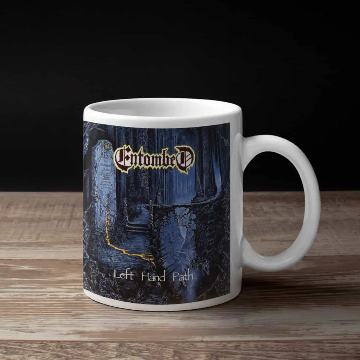 Entombed Coffee Mug, Entombed Left Hand Path Coffee Mug
