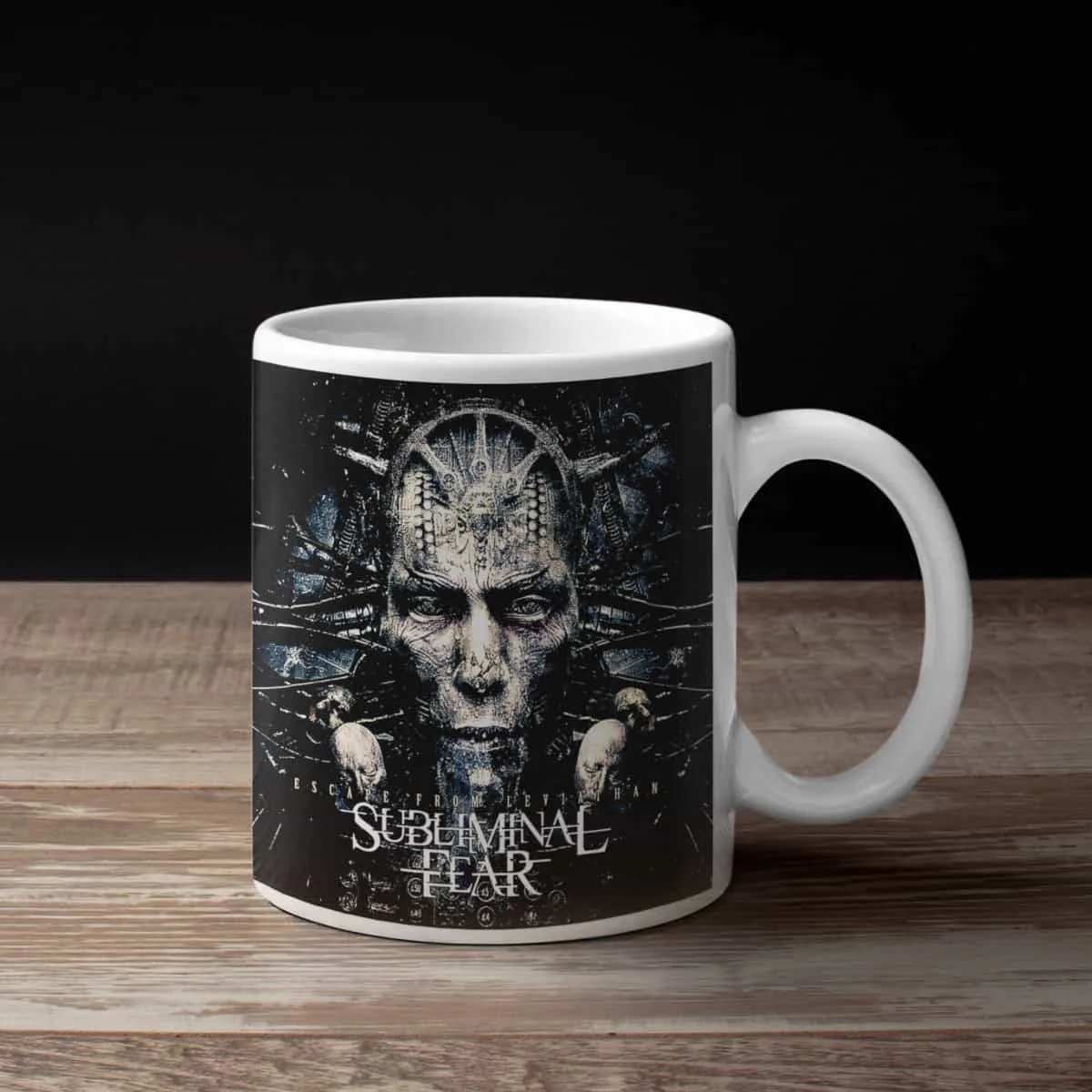 Escape From Leviathan Coffee Mug, Escape From Leviathan Subliminal Fear Coffee Mug