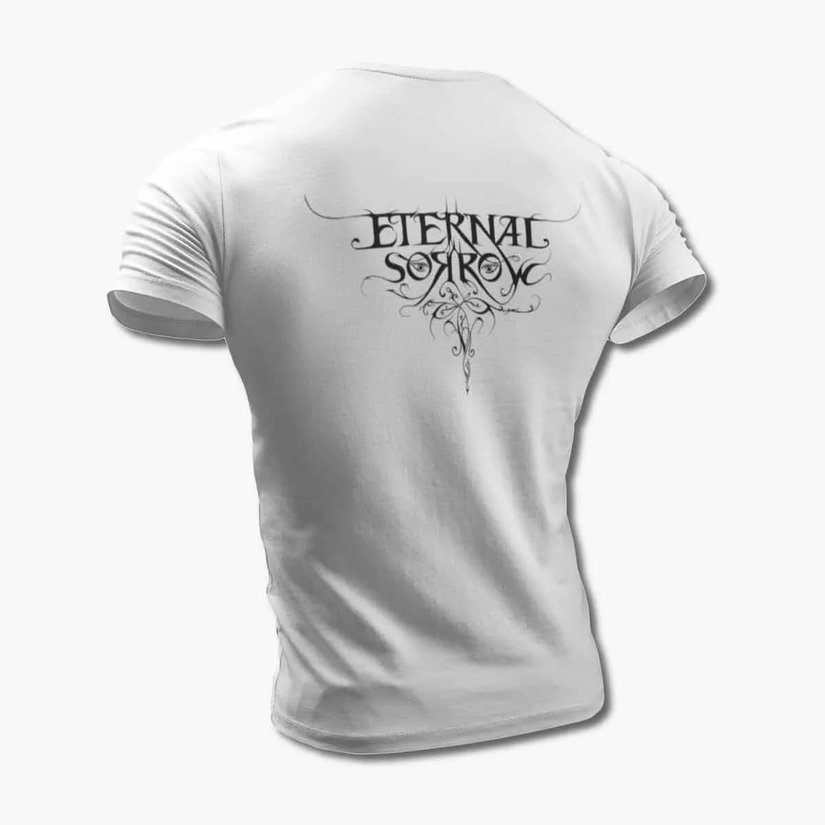 Eternal Sorrow T-Shirt, Eternal Sorrow Logo White T-Shirt, Death Metal Merchandise
