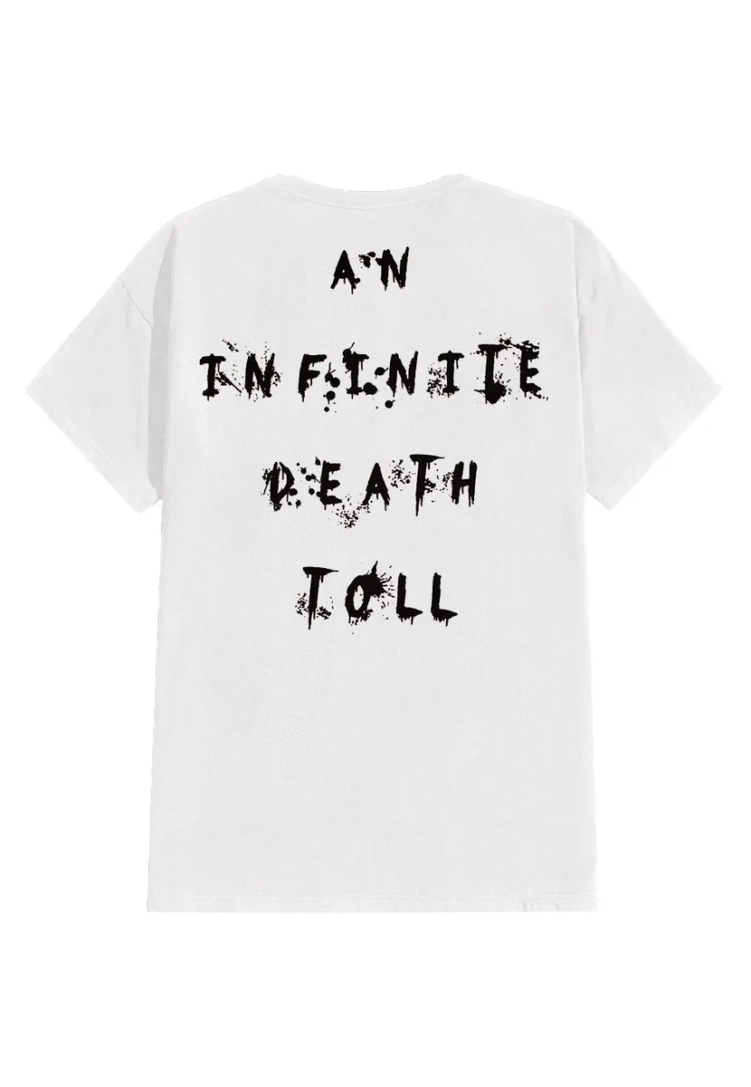 Evile Hell Unleashed White T-Shirt