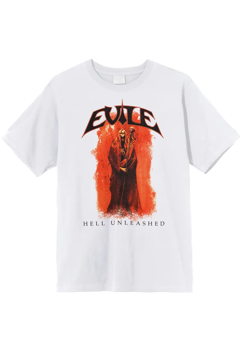 Evile Hell Unleashed White T-Shirt